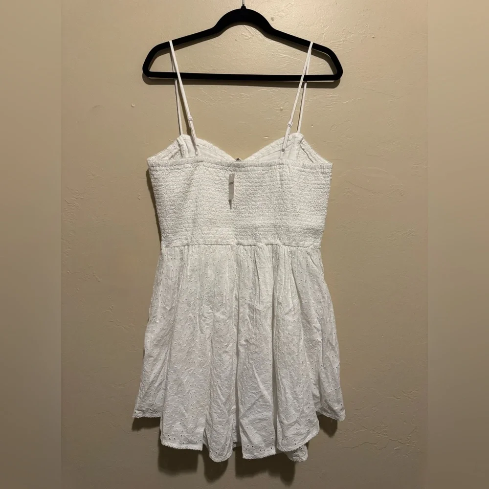 Aerie White eyelet Mini Dress - Picture 8 of 8